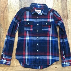Flannel Two Pocket Button Down